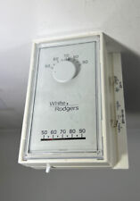 1 Vintage White Rogers Emerson 1E56N-444 Low V Mechanical Thermostat Used Good picture