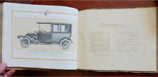 Charron LTD 1913 Early French Automobile Car rare promo catalogue color plates picture