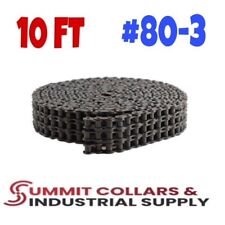 #80-3 Triple Strand Roller Chain 10 Feet with 1 Connecting Link picture