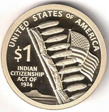 2024-S San Francisco Proof Indian Citizenship Act and Sacajawea Dollar Coin picture