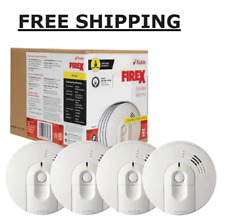 Kidde 21007588 120V AC wire-in Hush Smoke Alarm with Battery Backup - 4 Pack picture