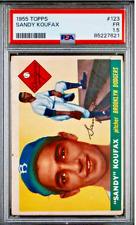 1955 Topps #123 Sandy Koufax ROOKIE CARD (HOF) PSA 1.5 FR Brooklyn Dodgers picture