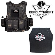 Force Recon Ghost Camo Tactical Vest Plate Carrier With L3 fearless Armor picture