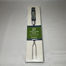 Brookstone Chef's Fork Plus With Thermometer, Digital, Meat Doneness Levels picture