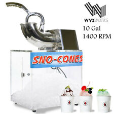 Commercial Hawaiian Shaved Ice Snow Cone Electric Machine Slush Party Box 200W  picture