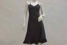 Vintage 30s Black Rayon Slip Dress picture