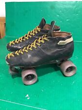 Vintage Riedell Roller Skates w/ Sure Grip Cyclone Plates style 595 sz 10 picture