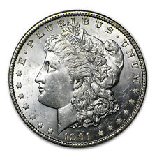 1891 P Morgan Silver Dollar $1 Brilliant Uncirculated BU 90% Silver picture