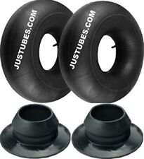 Two 6-14 6.00-14 7-14 Farm Tractor Inner Tubes With Bushings Fits 13 Inch Tires picture