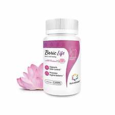 NutraBlast Boric Life Vaginal Suppositories 600mg | Supports Odor Control  picture