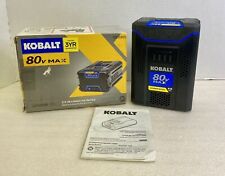 Kobalt 80V Max Lithium Ion 2.5AH Power Tool Battery Only. KB 2580C-06.  picture