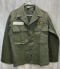 Vintage WW2 Korean War Era HBT Herringbone Twill Army Jacket 13 Star Buttons picture