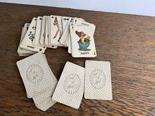 Vintage 1946 Walt Disney Productions Bambi Character Card Game Russell 88 Cards picture