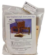NEW England Style Flat Reed Weave Caning Foot Stool Kit Complete DIY Hobby Craft picture