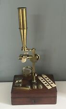 Fine Antique Cary-Gould Type Box Mounted Microscope. Circa 1820 picture