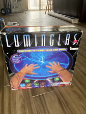 Luminglas 16″ GlassGreen Plasma Light Interactive Touch, Voice, Music Vintage picture