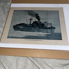 Vintage Photo / Card: USS Westmoreland APA-104 picture