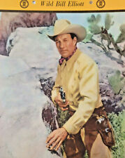 Wild Bill Elliott 1952 TV Cowboy Vtg Dixie Cup Ice Cream Photo Premium Original picture