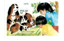 Palau 1999 - Dogs Pets - Souvenir Stamp Sheet - Scott #532 - MNH picture
