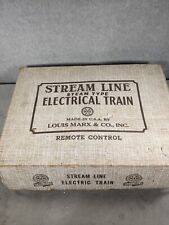 Louis MARX & Co Marlines Stream Line Electric Train, Tracks, Transforer - Broke picture