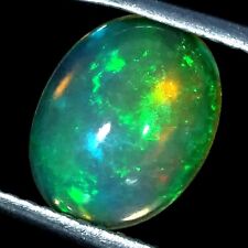 1.40 Cts Unheated Ethiopian Opal Loose Gemstone Oval Cabochon Natural 7X9X4MM picture