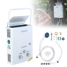 1.6GPM Portable Tankless Hot Water Heater Campers Propane Gas LPG 6L picture
