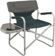 Coleman Outpost Breeze Portable Folding Deck Chair with Side Table picture