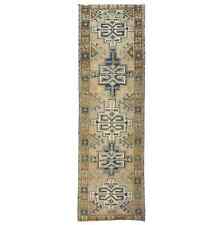 Hallway Foyer Decor Tribal 3X9 Vintage Oriental Rug Semi Antique Wool Carpet picture