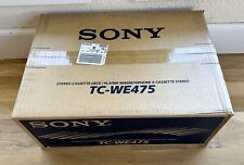 Vintage Sony TC-WE475 Dual Cassette Deck Tape Recorder HiFi Stereo Dolby SEALED picture