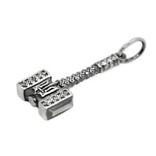 Amazing Old Vintage Style Hammer Design In 925 Sterling Silver Men's Pendant picture