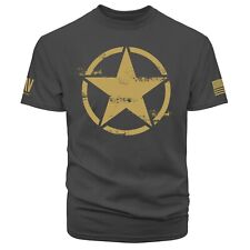 Army Star Military USA Flag T Shirt American Patriotic T-shirt picture