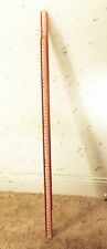 Vtg David white survey wood grade rod sliding measuring leveling stick 9' 6