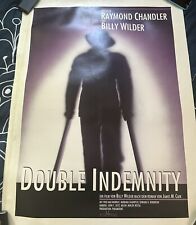 REDUCED: Double Indemnity (1944) Stunning German Rerelease Poster. Linen Backed. picture