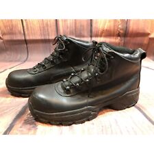 Red Wing #6680 Black Leather Safety Toe Work Boots Mens 8 D (g8e) picture