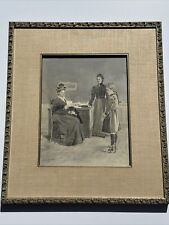 CHARLES FRIES PAINTING ANTIQUE RARE EARLY SCHOOL VISIT LISTED FAMOUS PORTRAIT picture