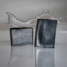 Folding Wallet and Passport-Black-100% Recycled Rubber picture