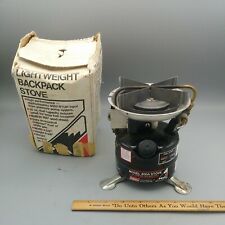 Vintage COLEMAN 400A PEAK 1 LIGHT WEIGHT STOVE HIKING CAMPING w/ Box  1985 picture