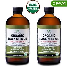 Organic Black Seed Oil - 100% Pure Cold Pressed Cumin Nigella Sativa Fresh Bulk picture