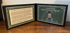 America's First Postage Stamp - 1847 5 Cent Benjamin Franklin Stamp in Folio picture