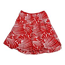 Florence Broadhurst For Kate Spade A Line Skirt Women’s 14 Red White Pleated picture