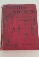VG Early 1900s Hardcover Mother Goose  Nursery Rhymes McLoughlin Brothers Illust picture