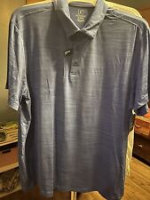 George Men's Pique Polo Shirt Size: XL moisture wicking stretch new blue slate picture