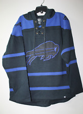 New NFL Buffalo Bills old time jersey style mid weight cotton hoodie men's XXXL picture