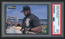 1996 COLLECTOR'S CHOICE FRANK THOMAS #412 WHITESOX HOF PSA 9 MINT THE BIG HURT picture