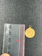 Amazing old ancient solid gold pendant picture