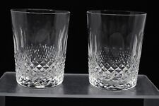 Pair of Waterford Crystal Colleen Double Old-Fashioned Glass 4 3/8