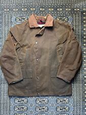 Vtg Backhouse New Zealand Barbour Waxed Jacket Size 44 picture