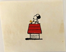 Original Vintage Snoopy Woodstock Peanuts Cartoon Mini Iron On Transfer picture