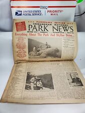 Shenandoah National Park Map Newspaper Rare Park News 1950s   #3242 picture