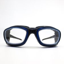 Honeywell uvex safety glasses SW09 Z94.3-07 Blue black goggles 56-21 picture